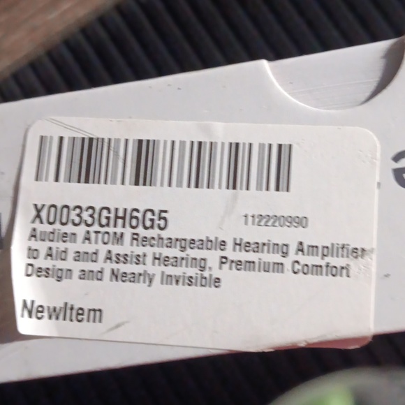 NIB sealed, Audien Hearing _ ATOM - Picture 7 of 7